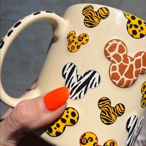 Disney safari Ceramic Mug Animal-Print Mouse Ears